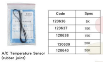 A/C Temperature Sensor (Rubber Joint)